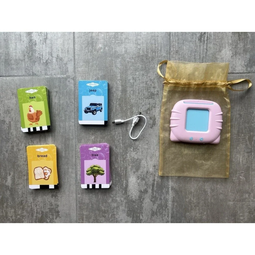 Educational Learning Talking 224 Sight Word Flash Card Toddler Electronic Reader